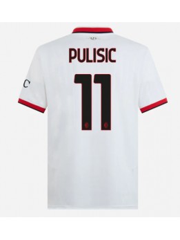 AC Milan Christian Pulisic #11 Replika Borta Kläder 2024-25 Kortärmad